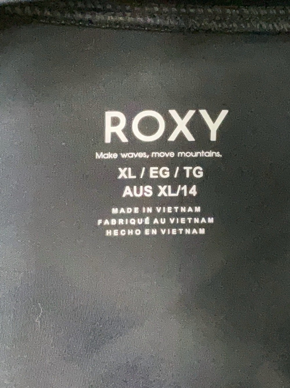 ROXY PRO WAVE LONG SLEEVE FRONT ZIP RASH VEST - ANTHRACITE XL - Picture 12 of 14